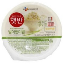 CJ 햇반 즉석 발아 현미밥 210g, 3개