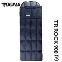 트라우마 락 900 V Navy 사각 침낭, 1개