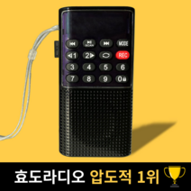 효돌이 효도라디오 휴대용 소형 미니 등산 mp3 sd카드 FM 미스터트롯 사랑의 콜센타 임영웅 송가인, 3 7080 보고싶다 친구야, 화이트
