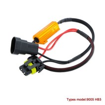 50W H1 H8 H7 H4 자동차 부하 저항 오류 제거기 LED 디코더 Canbus 배선 라이트 h4, 04 H9_02 2 piece, 2개