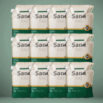 샌드백 가는입자 클래식 프리미엄 벤토나이트 고양이모래 9kg, 12개
