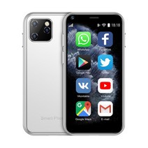 공기계 휴대폰 스마트폰 핸드폰 soyes xs11 슈퍼 미니 안드로이드 1gb ram 8gb rom 2.53939 쿼드 코어 구글 플레이 스토어 3g 귀여운 소형 휴대 전화, 공식 표준, 하얀