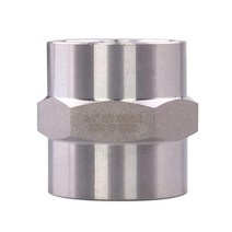 DERPIPE 1.3cm1/2인치 육각 암 커플링 스테인리스 스틸 304 NPT 스레드 단조 파이프 피팅.