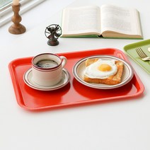 포인트 컬러 트레이 / 논슬립 쟁반, 2 썬셋 오렌지