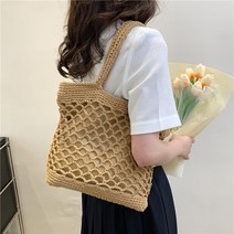 여성여름가방 손뜨개가방 숄더백 왕골가방 라탄백