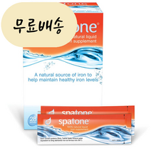 (HNB)스파톤 100% 내츄럴 철분 보충제 28 개SpaTone Natural Iron Supplement Sachets, 28개, 28개
