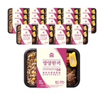 미트리 건강영양 한끼 도시락 8종 24팩 골라담기, 영양한끼 04번 24팩