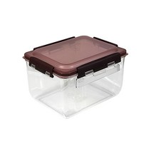 딤채김치통 위니아 김치냉장고 김치용기 상실투명EZ(커버브라운) 4.8리터