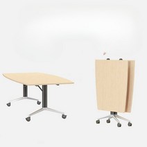 회의 테이블 사각 접이식 도서관 책상 미팅 우드, 1200x800x750