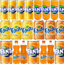 환타 오렌지 파인애플 190ml 250ml 355ml 600ml 30캔 뚱캔 탄산 음료, 환타 오렌지 1.5L 6개