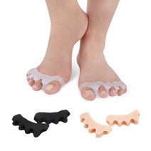 발가락 보호 고무 밴드, 2-발가락밴드-흰색