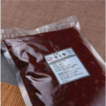 팥빙수 빙수재료 국산 수제팥 수제 빙수팥 1500g, 1
