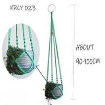 식물재배기 뜨거운 판매 손으로 짠 macrame 식물 옷걸이 식물 홀더 냄비 트레이, krcy023