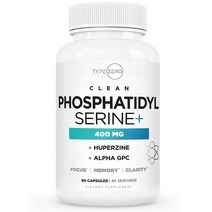 Type Zero 타입제로 3x 포스파티딜세린 알파 gpc 후퍼진 a 400mg 90정