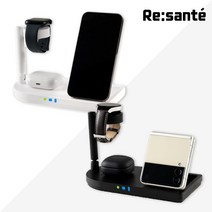 리쌍떼 4in1 멀티 고속 무선 충전기 sport41, 갤럭시 퓨어화이트, 삼성(갤럭시) 퓨어화이트, 1개