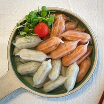 속이 보이는 쪼랭이 고기만두 김치만두 꼬물이만두 1kg, 꼬물이 고기만두 1kg
