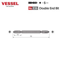 일본베셀정품 비트 VESSEL BITS B36 2x70 5mm 전동BIT
