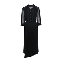 데코 플리츠 A라인 레이스 원피스 DCOWA3702W