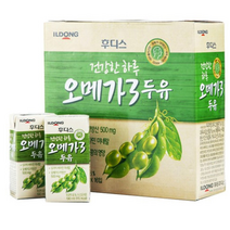 일동후디스 건강한 하루 오메가3 두유, 190ml, 128개