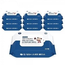 5+5팩 달곰이 항균 99.9% 손세정 물티슈 휴대용 10팩 20매