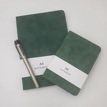 다평정 다이어리 노트 포켓북 펜 3종 세트, 포레스트딥그린