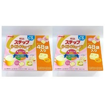 Meiji Step Easy Cube Baby Powdered Milk 메이지 이지 큐브 스텝 분유 (1-3세) 28gx48개입 2팩