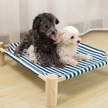 버디캣 피크닉 강아지 고양이 해먹 침대 원목, 핑크