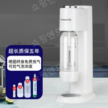 Cisco Nishi 탄산 주입기 탄산수 만들기 기계 탄산수제조기 소다 스파클링 메이커, S1 흰색 (수동감압)