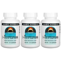 소스내츄럴스 엘 트립토판 500mg 60캡슐 프로피온산 3개세트