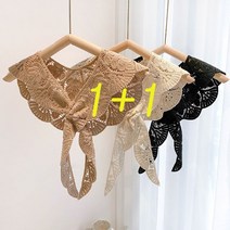 레이스 카라 목도리 넥케이프 페이크커 어깨숄 가디건 케이프