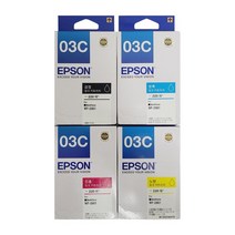 엡손정품잉크 03C T03C WF-2861 4색 세트, 1개