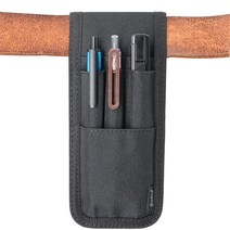 Diodrio 벨트 펜 홀더 연필 홀더 파우치 벨트용 펜 슬리브 케이스 홀스터 여러 개의 펜 보관 15.2cm(6인치) 눈금자 4개의 펜 및 마커 보관., 3 Pens