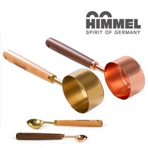 힘멜 스텐 계량 스푼 컵 4종세트 우드손잡이, 03.힘멜 계량컵 4P세트(골드)