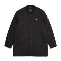 정품 내셔널지오그래픽 N224MPD920 오리올 퀼팅 롱 집업 점퍼 CARBON BLACK