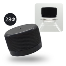 생수기본캡28mm(100ea)색상6종 페트병 전용뚜껑, 블랙(100ea)