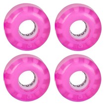 YSSHOP 스케이트 보드 바퀴 발광 저속한 순양함 Longboard는 바퀴 78a를 불이 켜집니다, PU, 핑크