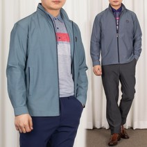 중년 남자 간절기 실용성 레이온 스프라이프 신사점퍼