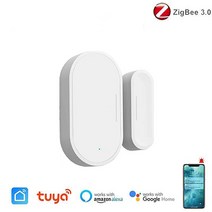 문열림센서 Tuya-Zigbee 스마트 도어 센서 열림 닫힘 감지기 홈 알람 보안 알렉사 구글 통한 라이프 컨트롤, 1pcs(need gateway)