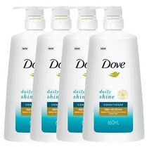 도브 데일리 샤인 컨디셔너 린스 660ml, 4개