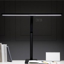 스탠드형 책상 LED 조명 영상편집용 pc 모니터, 와이드800, 블랙