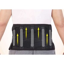 초고도비만 4XL 3XL 특대형 허리보호대 임산부 복대, 3XL 블랙