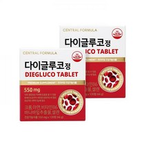 센트럴포뮬러 혈당 억제 케어 다이글루코정 120정X 2개, 단품, 단품
