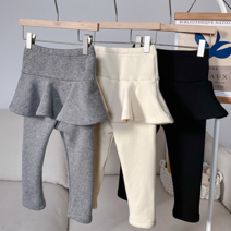 돌 아기 유아동 키즈 여자 아이 겨울 등원복 검정색 회색 스커트 팬츠 치렝스 밍크 융 기모 치마 레깅스 바지