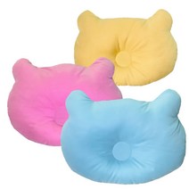 짱구베개 신생아베개 아기베개 씨클라우드 두상관리 태열베개 메쉬 알러지케어 극세사, 옐로우