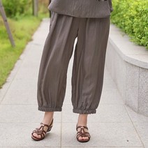 조이마담 PT9866 인견 통바지 밴딩팬츠