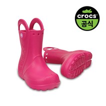 크록스 키즈 HANDLE IT RAIN BOOT KIDS CPK (23SKBT12803)
