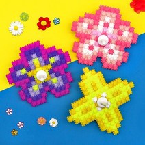 어린이집 유치원 돌봄교실 케이센터 노인복지 학원 교회 행사 DIY 엄마표미술놀이 봄주제 활동봄 꽃 디폼블럭 팽이 (3종 택1), 벚꽃