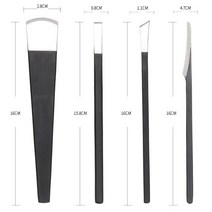 별도표시 가죽 커팅나이프 4개세트 DIY 가죽공예 스카이빙 조각, 커팅나이프UK00029