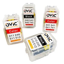PG-740 CL-741 PG-945 CL-946 캐논 체인지키트 무한리필잉크, A타입- 컬러, 1개