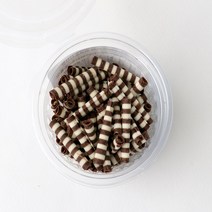 (소분) 트위스터 다크화이트 초콜릿 100g /벨기에산 데코초콜릿, 아이스박스